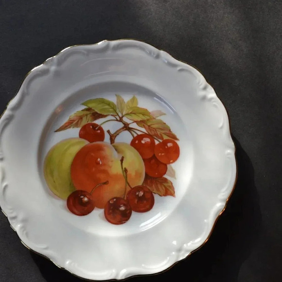 Vtg Winterling Bavaria Germany fruit plate  set - Picture 3 of 8